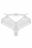 Белые кружевные эротические трусики Agnes размер 46-48