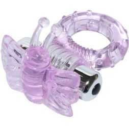 Эрекционное кольцо Butterfly Cock Ring Purple