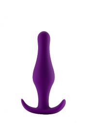 Анальная пробка Butt Plug with Handle Small Purple