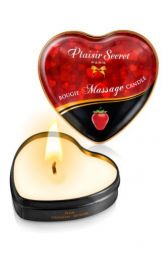 Массажная свеча Plaisir Secret с ароматом клубники