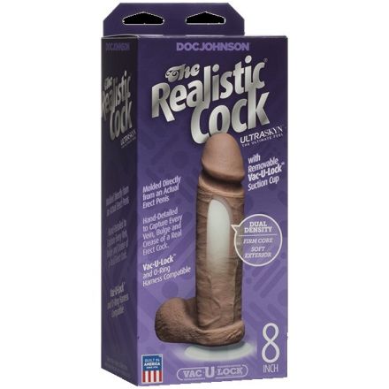 Фаллоимитатор The Realistic Cock 8 Brown
