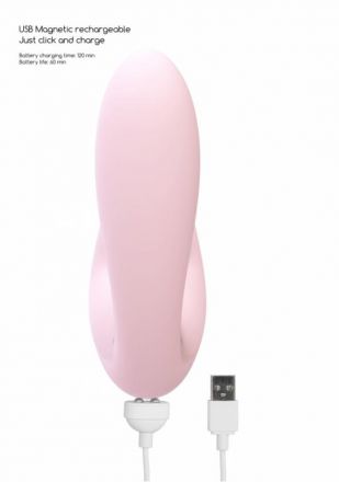 Розовый вакуумно-волновой стимулятор Desirable