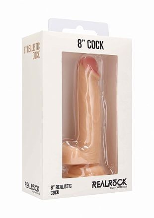 Фаллоимитатор Realistic Cock 8 With Scrotum