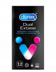 Презервативы Durex Dual Extase №12