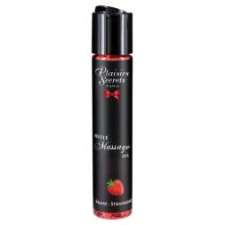 Массажное масло Plaisirs Secrets Strawberry