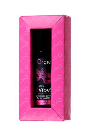 Гель для массажа Orgie Sexy Vibe Intense Orgasm с разогревающим и охлаждающим эффектом 15 мл