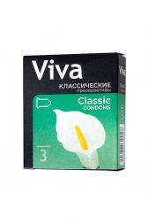 Классические презервативы Viva 3 шт